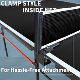 Foldable Mid-Size Table Tennis Table Set With Accessories - Omega Lifestyles
