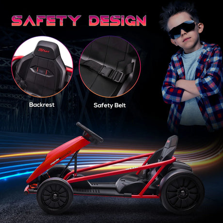 Electric Kids Drift Go Kart With Music And Safety Belt - Omega Lifestyles