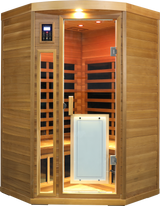 Two Person Low EMF Far-Infrared Red Cedar Sauna Room