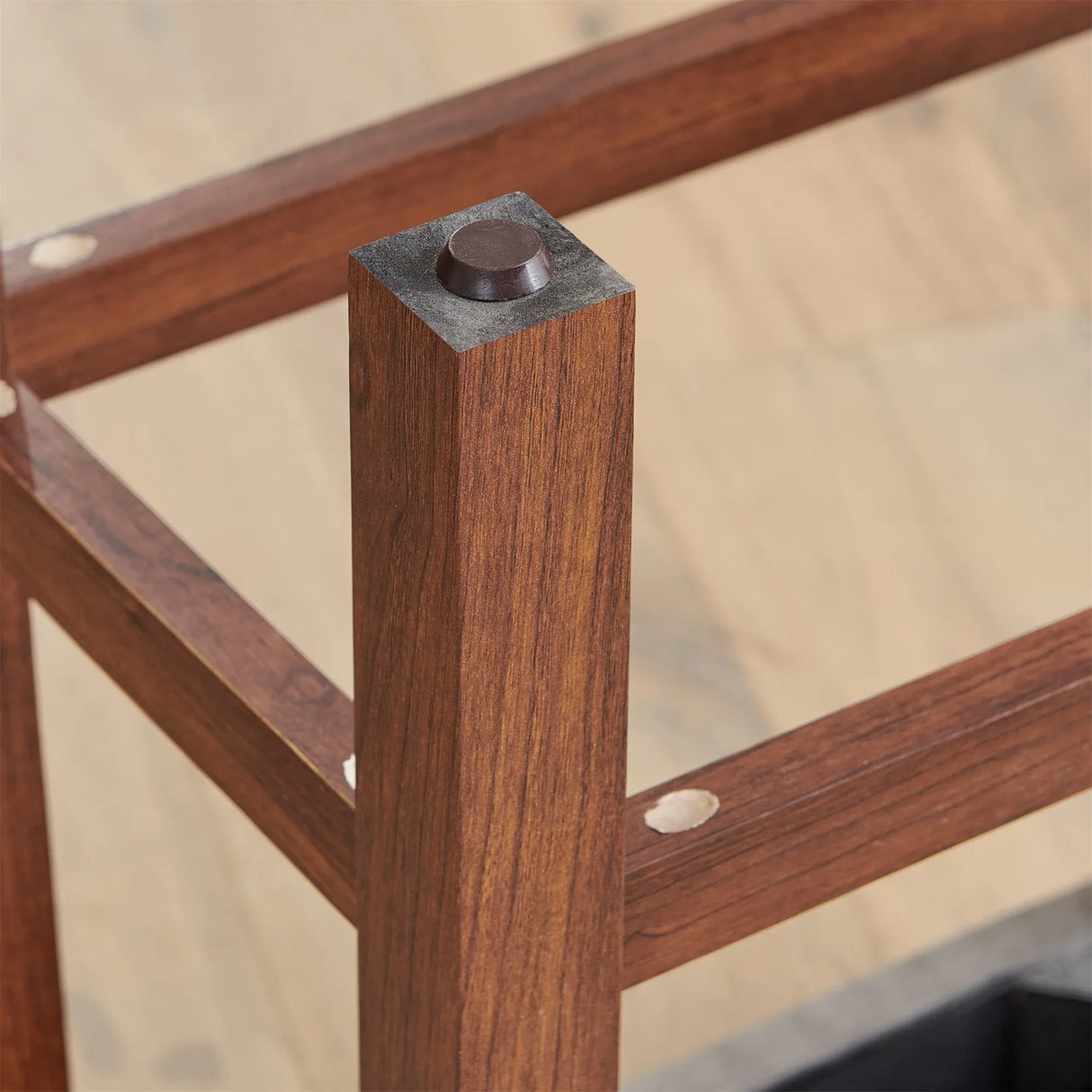 4-Piece Cherry Wood Bar Table Set With Power Outlets - Omega Lifestyles