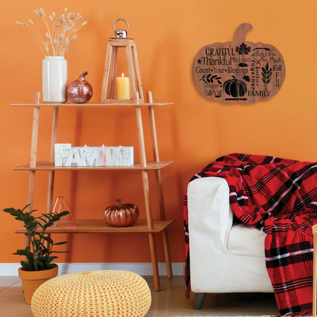 Multicolor Paper Pumpkin Wall Art Decor - Omega Lifestyles