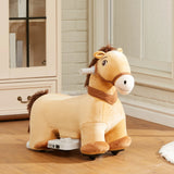 6V Battery Powered Electric Ride-On Pony With Music - Omega Lifestyles