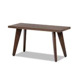 Solid Red Oak Wood Handcrafted Dining Bench - Omega Lifestyles