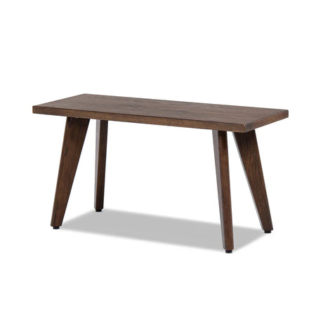 Solid Red Oak Wood Handcrafted Dining Bench - Omega Lifestyles