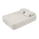 Queen Plush High-Density Foam Folding Futon Sofa Mattress - Omega Lifestyles