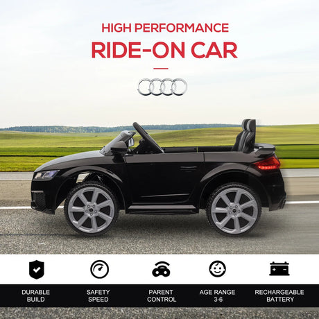 Kids Licensed Audi TT RS Electric Ride On Car With Remote - Omega Lifestyles