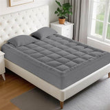 Soft Twin Cotton Plush Filled Mattress Pad - Sleep Galleria