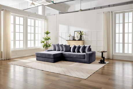 Corduroy Convertible Foldable Floor Sofa Bed - Omega Lifestyles