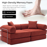 Modular Folding Convertible Corduroy Sofa Bed - Omega Lifestyles