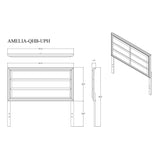 Adelaide Queen Solid Wood Upholstered Bed Frame - Omega Lifestyles