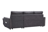 Modern Modular L-Shaped Reversible Sofa Bed With Storage - Omega Lifestyles