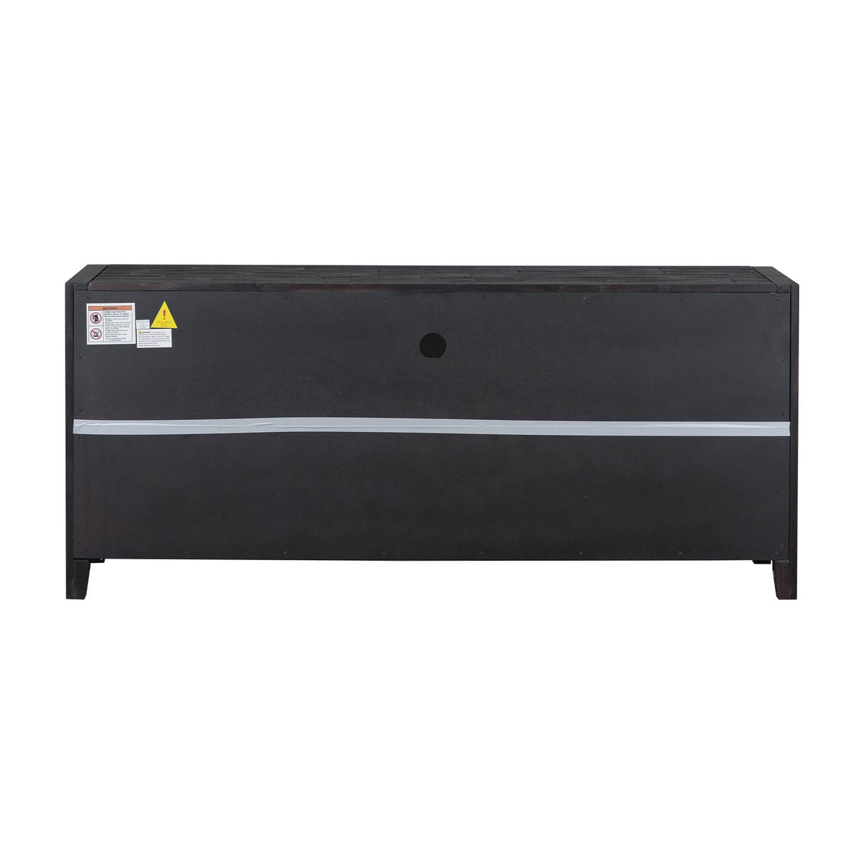 Retro Distressed Solid Wood TV Stand With Drawers - Omega Lifestyles