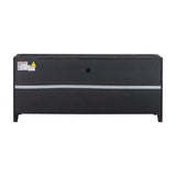 Retro Distressed Solid Wood TV Stand With Drawers - Omega Lifestyles