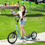 Adjustable Height Youth Kick Scooter With Inflatable Tires - Omega Lifestyles