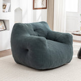 Large High-Density Foam Filled Teddy Bean Bag Chair - Omega Lifestyles
