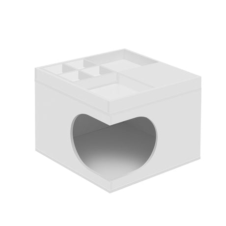 Multifunctional Creamy White Pet Sofa Side Cabinet - Sleep Galleria