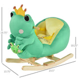 Plush Kids Ride-On Frog Rocking Chair With Music - Omega Lifestyles