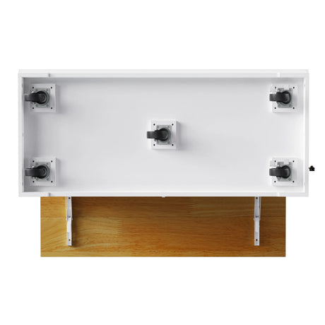 Rolling Kitchen Island Cart With Drop Leaf And Power Outlet - Omega Lifestyles