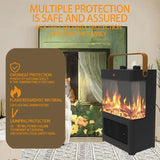 Portable Electric Freestanding 1500W Indoor Fireplace Heater - Omega Lifestyles