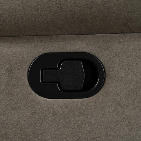 Light Brown Velvet 360° Swivel Adjustable Backrest Recliner - Omega Lifestyles