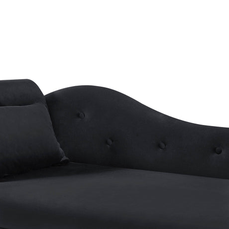 Velvet Upholstered Multifunctional Storage Chaise Lounge - Omega Lifestyles