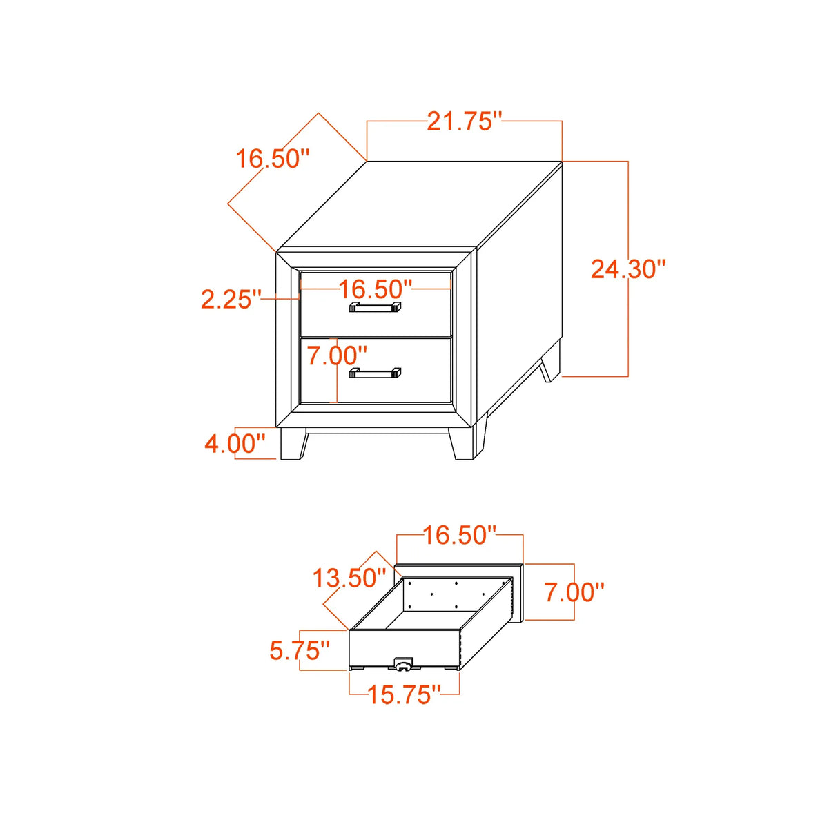 Full Urban Farmhouse Solid Wood 5-Piece Bedroom Set - Omega Lifestyles