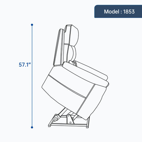 Dual Motor Power Lift Recliner Chair With Massage And Heat - Omega Lifestyles