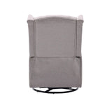 Multi-Functional Linen Recliner Chair With Rocking Swivel - Omega Lifestyles
