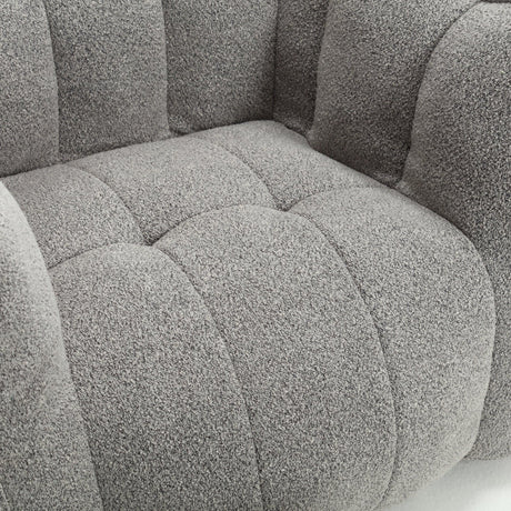 Soft Chenille High Resilient Foam Bean Bag Chair - Omega Lifestyles