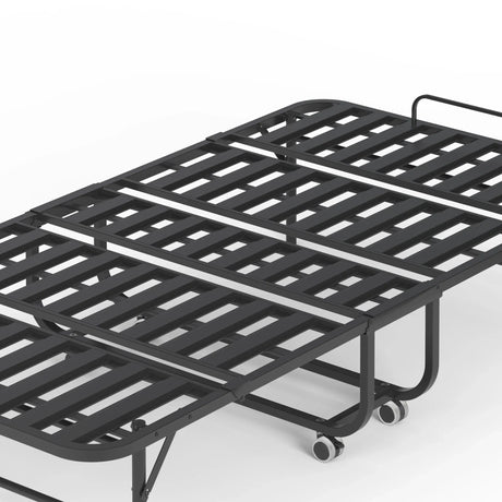 Twin Medium 5-Inch Memory Foam Folding Bed Frame - Omega Lifestyles