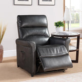 Power Reclining Faux Leather Memory Foam Lift Chair - Omega Lifestyles