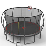 16-Foot Outdoor Galvanized Steel Garden Trampoline - Omega Lifestyles