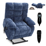 Medium-Firm Large Power Lift Massage Recliner Chair - Omega Lifestyles