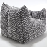 Chenille Bean Bag Chair With Resilient Foam - Omega Lifestyles