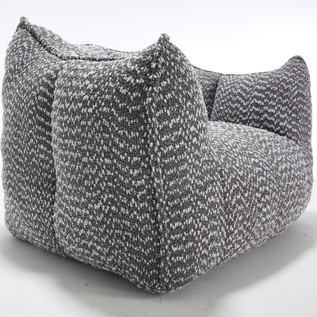 Chenille Bean Bag Chair With Resilient Foam - Omega Lifestyles