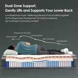 Medium 10-Inch Cooling Gel Memory Foam Queen Mattress - Omega Lifestyles