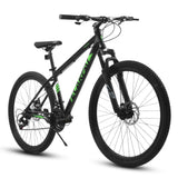 27-Inch 21-Speed Aluminum Frame Mountain Bike With Suspension - Omega Lifestyles