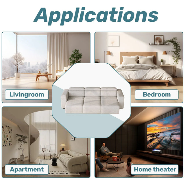 Power Reclining 3-Seat Sofa With Bluetooth Wireless Charging - Omega Lifestyles