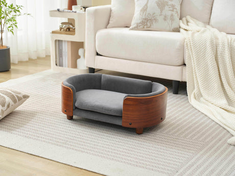Orthopedic Scandinavian Solid Wood Elevated Dog Bed - Sleep Galleria