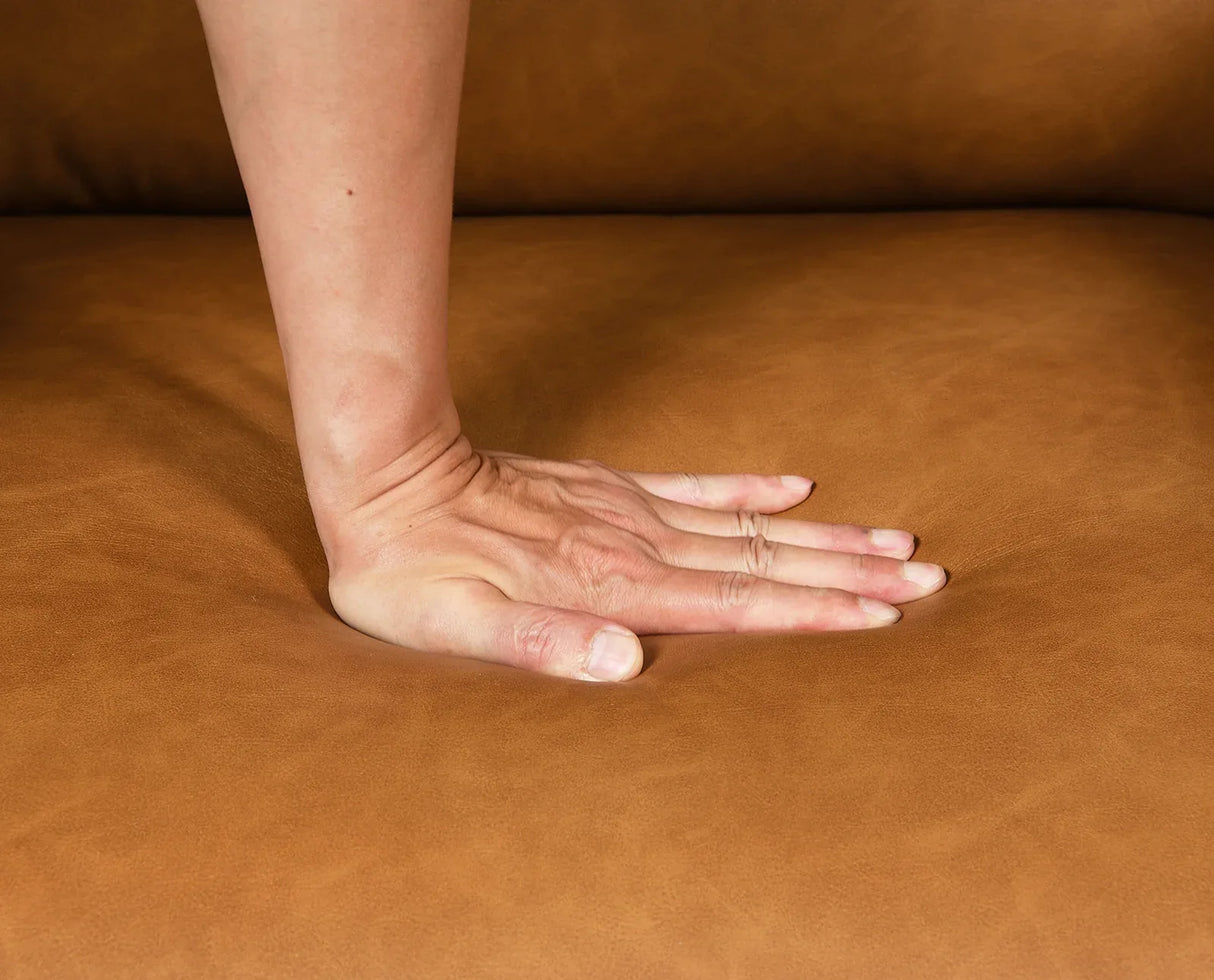 Mid-Century Modern Brown Pushback Manual Recliner Chair - Omega Lifestyles