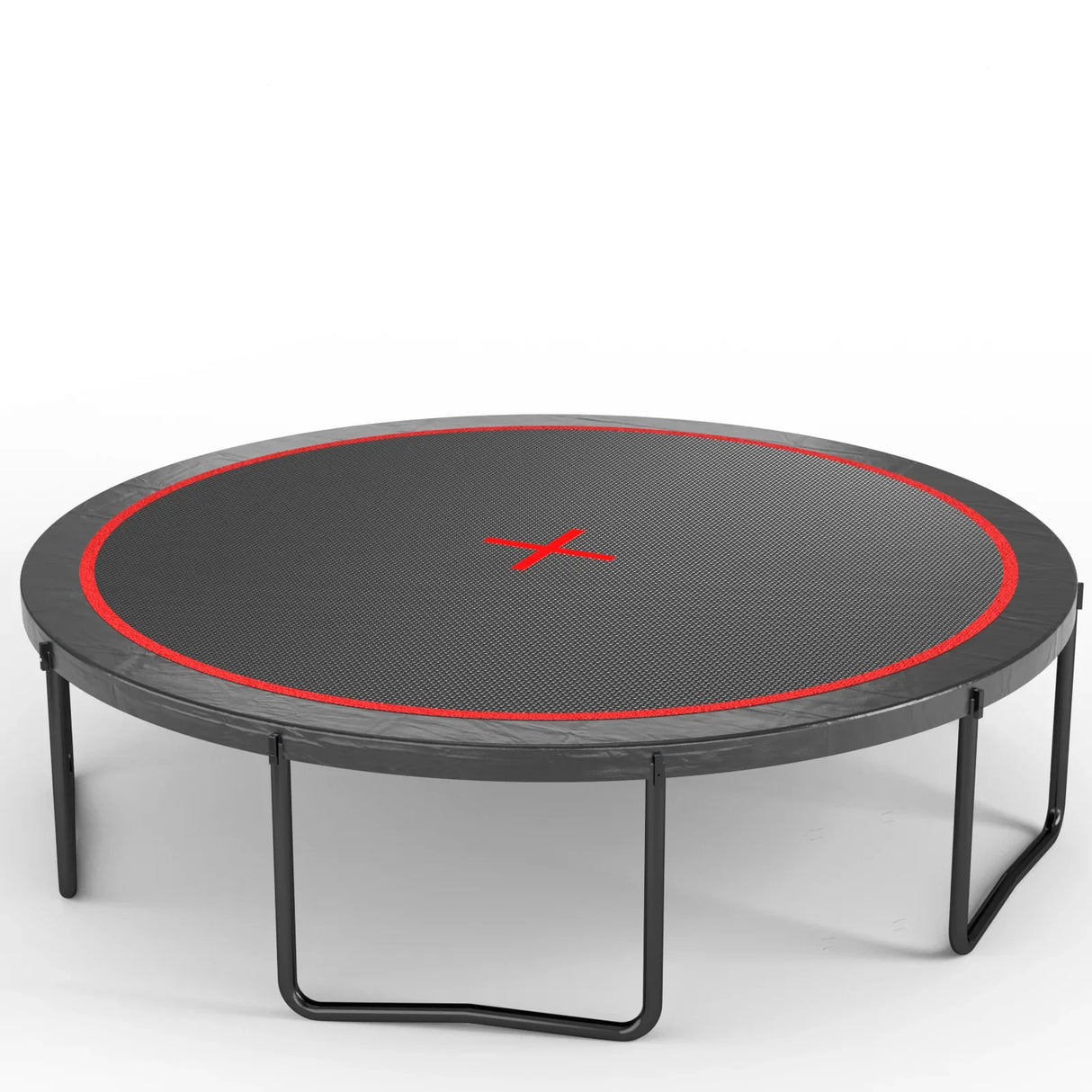 12-Foot Galvanized Steel Outdoor Garden Trampoline - Omega Lifestyles
