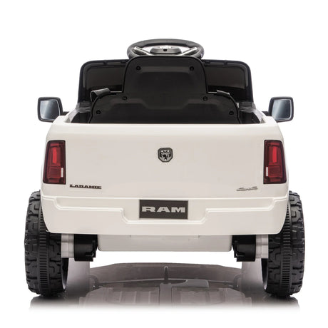 Licensed Dodge RAM 3500 12V Dual Motor Kids Ride-On Truck - Omega Lifestyles