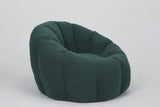 Plush Teddy Fabric Foam Filled Bean Bag Chair - Omega Lifestyles