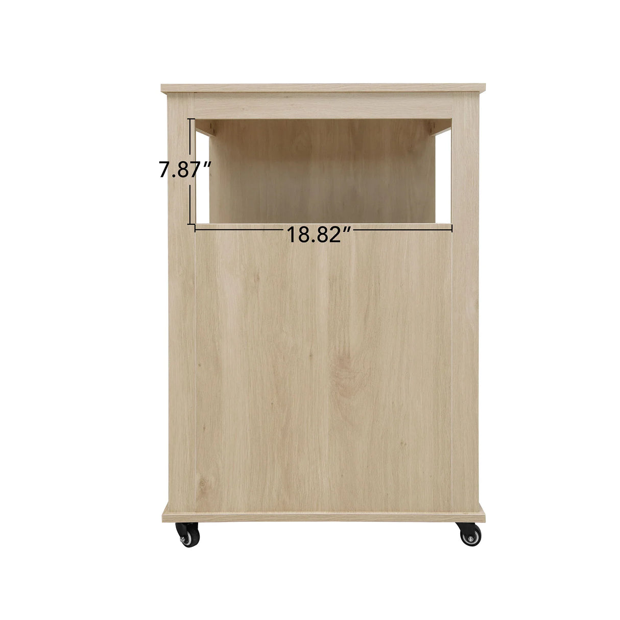 Rolling Kitchen Island Cart With Wine Rack Drawer - Omega Lifestyles