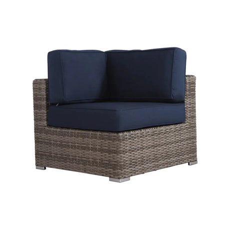 2-Seat Weather-Resistant Wicker Patio Furniture Set With Cushions - Omega Lifestyles