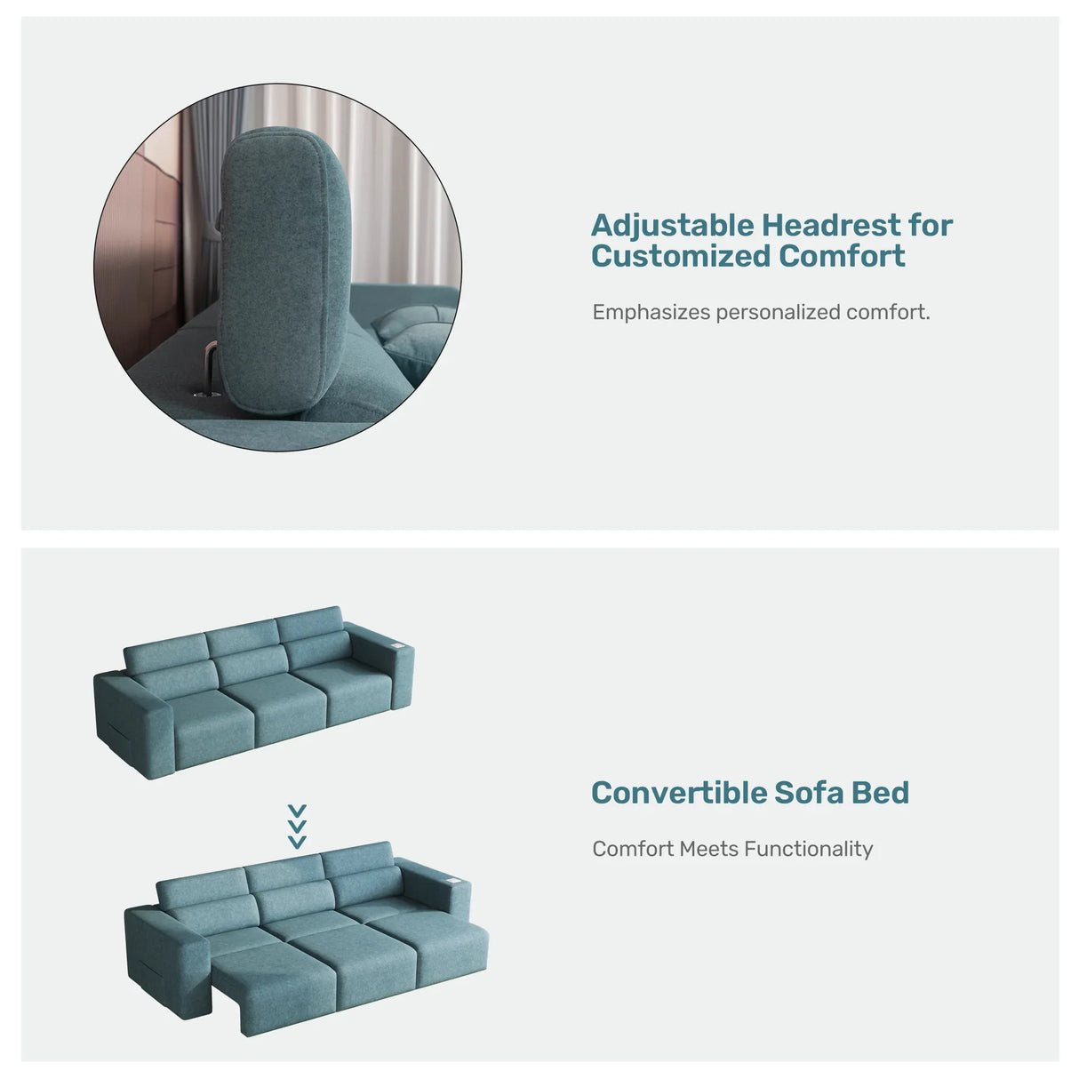 Power Recliner Sofa With Wireless Charging And Bluetooth - Omega Lifestyles