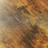 Rustic Brown Bar Table Set With Upholstered Stools - Omega Lifestyles