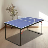 Mid-Size Foldable Indoor Outdoor Portable Ping Pong Table - Omega Lifestyles