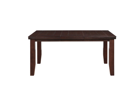 Cherry Finish Maple Veneer Rectangular Dining Table - Omega Lifestyles