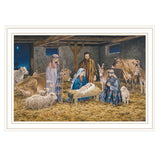 Framed The Birth Of Christ Nativity Wall Art - Omega Lifestyles